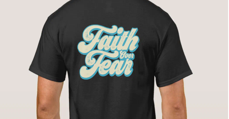 TaterNater Faith Over Fear Shirt | Christian Graphic Tee