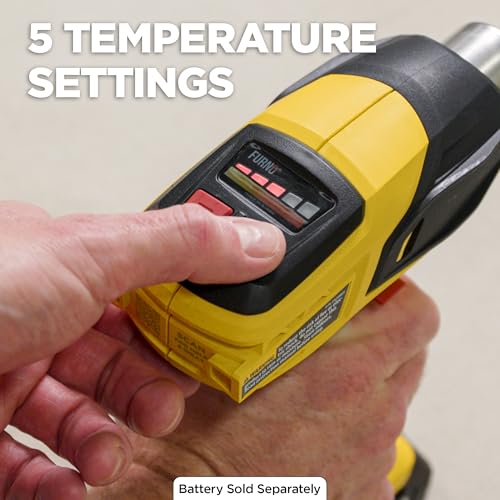 Wagner HT1000 Heat Gun: 2 Temp Settings, Ideal for Paint, Adhesive, & Rust Removal