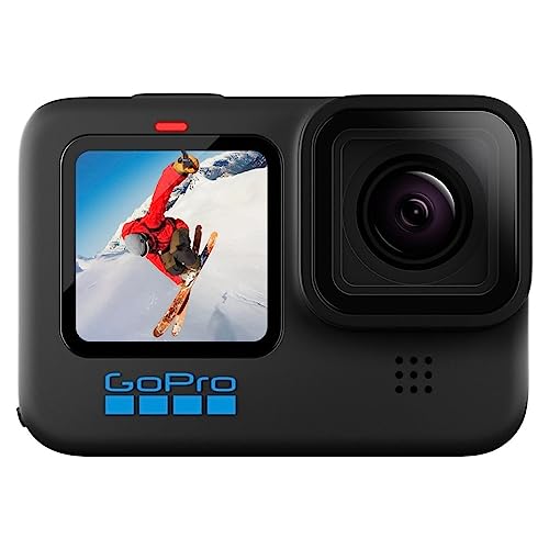 GoPro HERO10 Black Action Camera Bundle with Extra Batteries, Tripod, and Extreme Sport Kit - Capture Every Adventure in Stunning Detail