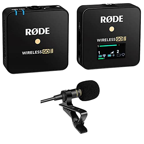 Enhance Your Audio Setup with the Rode Wireless GO II Single Compact Digital Wireless Microphone System Recorder Bundle