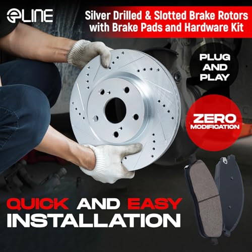 R1 Concepts eLine Brake Kit: Upgrade Your 1992-1998 Lexus SC300 with Complete Rotors & Pads