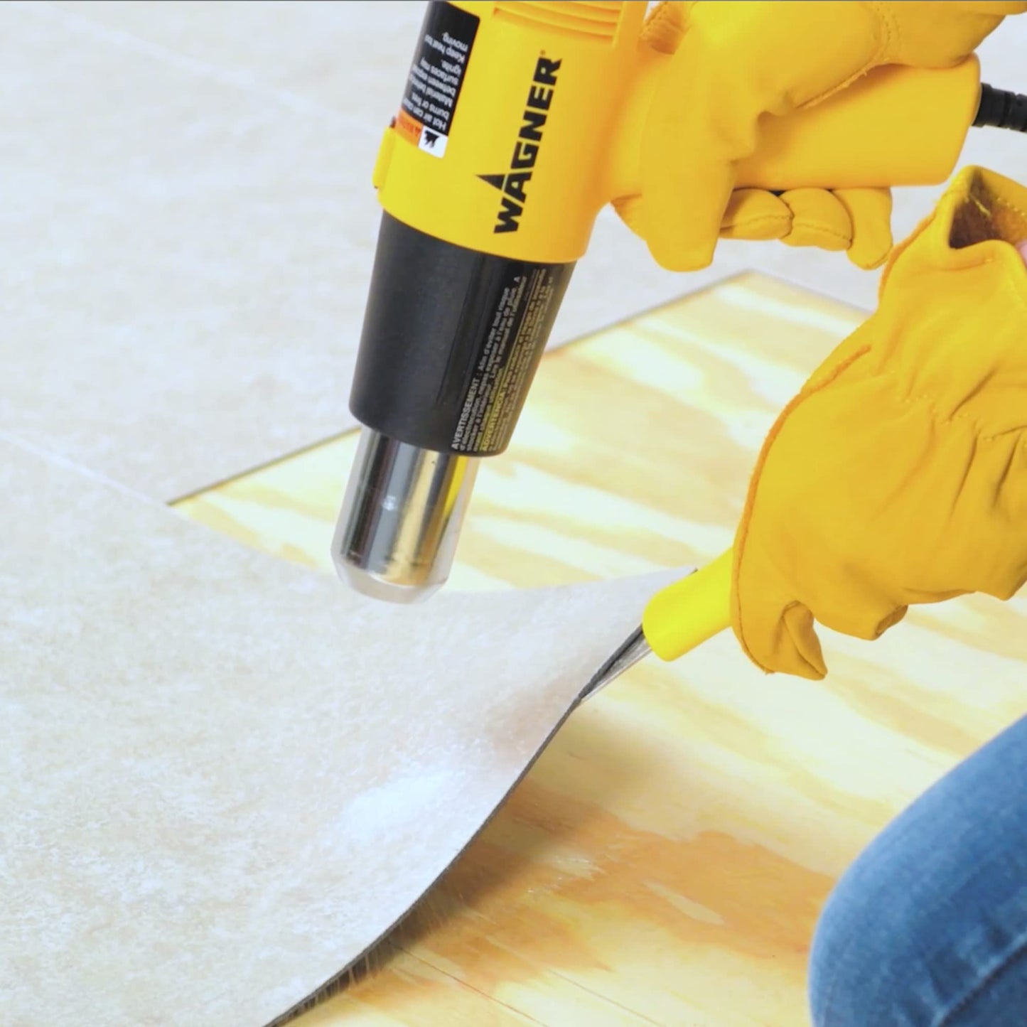 Wagner HT1000 Heat Gun: 2 Temp Settings, Ideal for Paint, Adhesive, & Rust Removal