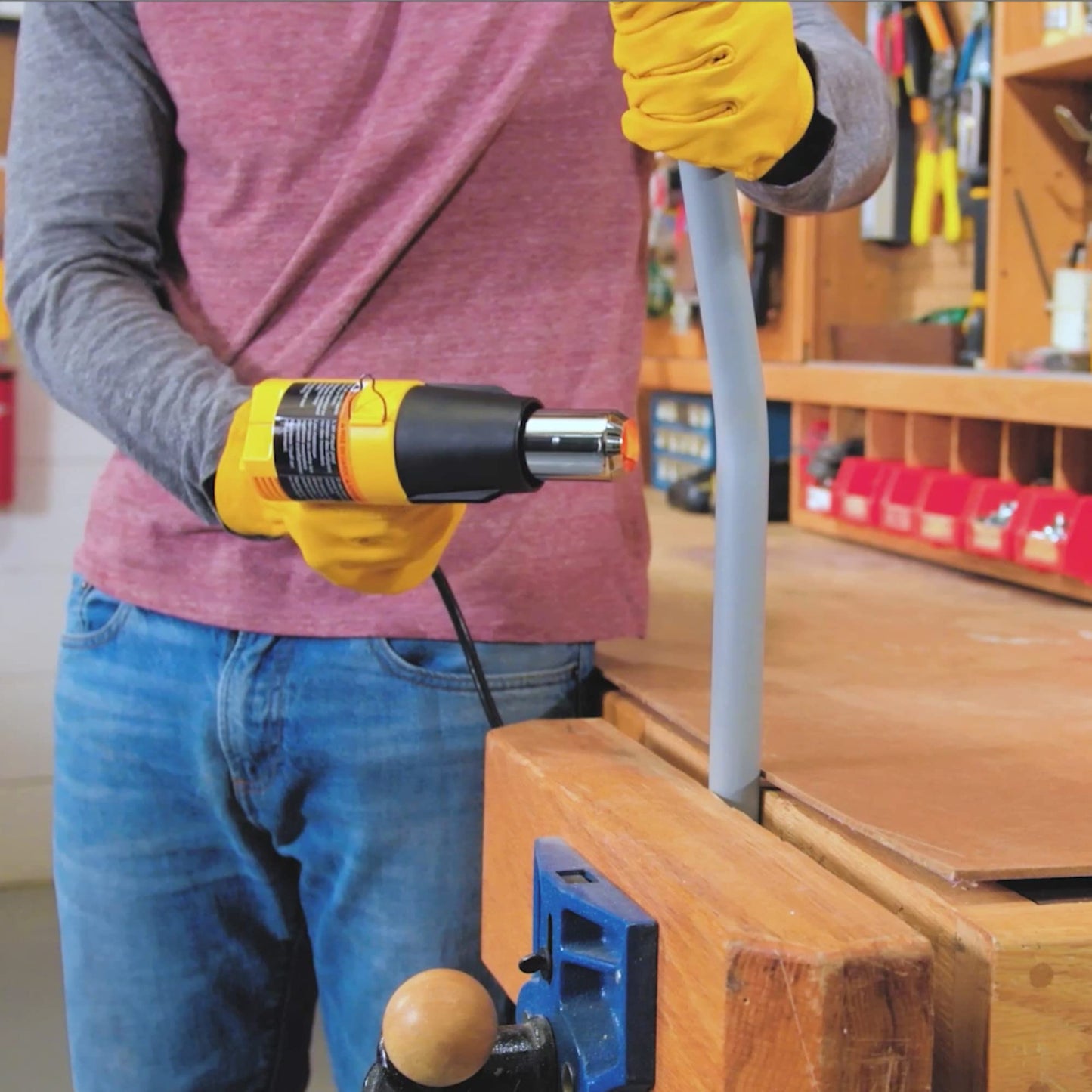 Wagner HT1000 Heat Gun: 2 Temp Settings, Ideal for Paint, Adhesive, & Rust Removal