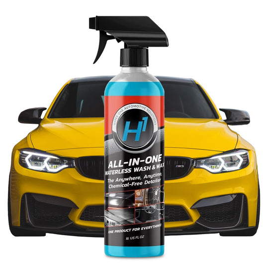 Hyper One Waterless Car Wash & Wax – High Gloss Detailer with UV Protection for Cars, RVs, & Motorcycles