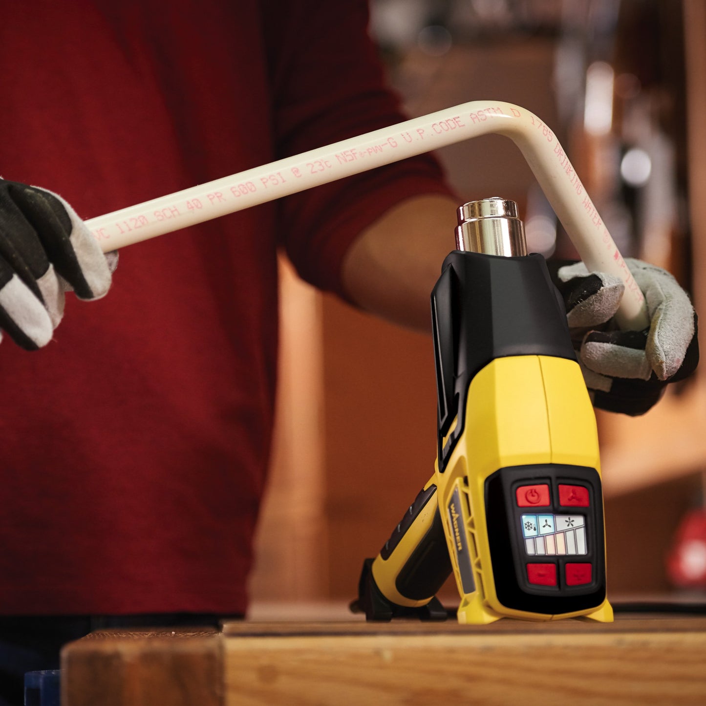 Wagner HT1000 Heat Gun: 2 Temp Settings, Ideal for Paint, Adhesive, & Rust Removal