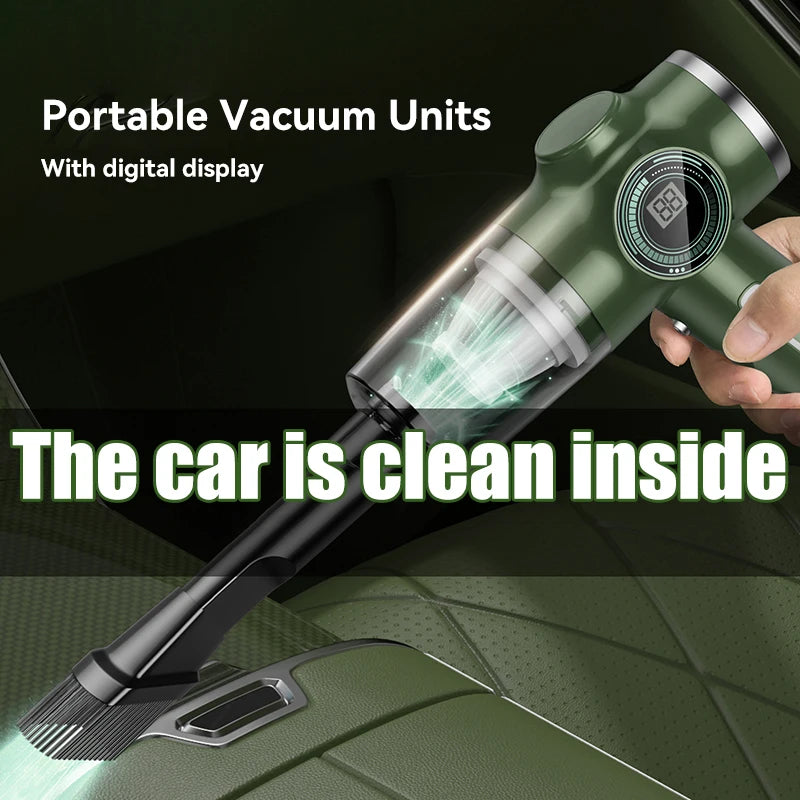 Car Vacuum Cleaner | Wireless High Power Dust Removal | Wet & Dry Use